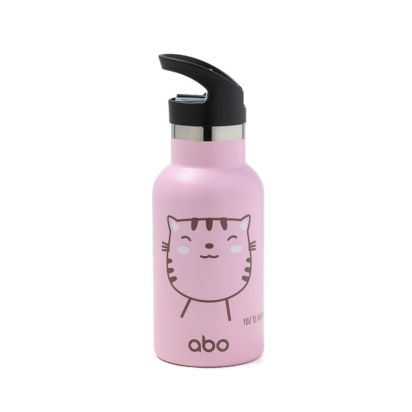 Abo Παγούρι θερμός 350 ml με έξτρα πώμα abottle YOU’RE MEOW FAVORITE 313201