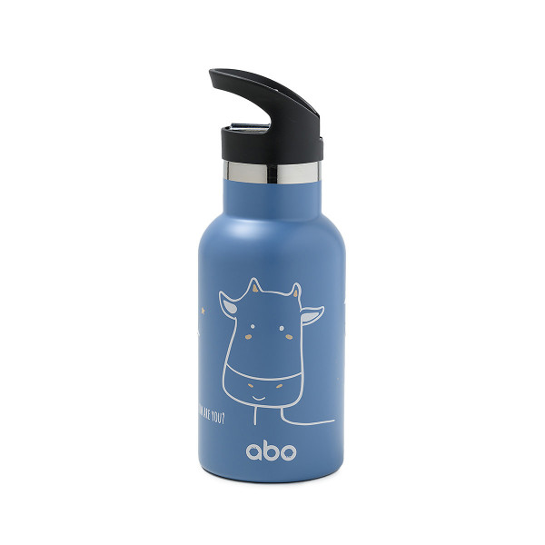 Abo Παγούρι θερμός 350 ml με έξτρα πώμα abottle HELLO! COW ARE YOU? 313205