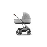 Cybex Balios S Lux Set L Καρότσι, Πορτ Μπεμπέ, Κάθισμα Αυτοκινήτου Cloud G, Αντάπτορες και Rain Cover Lava Grey 70000495