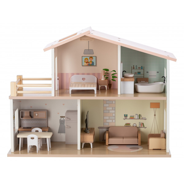 Free2Play Doll House With Furnitures 85147