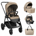 Kikka Boo Καρότσι 3 in 1 Modena Beige 31001010225