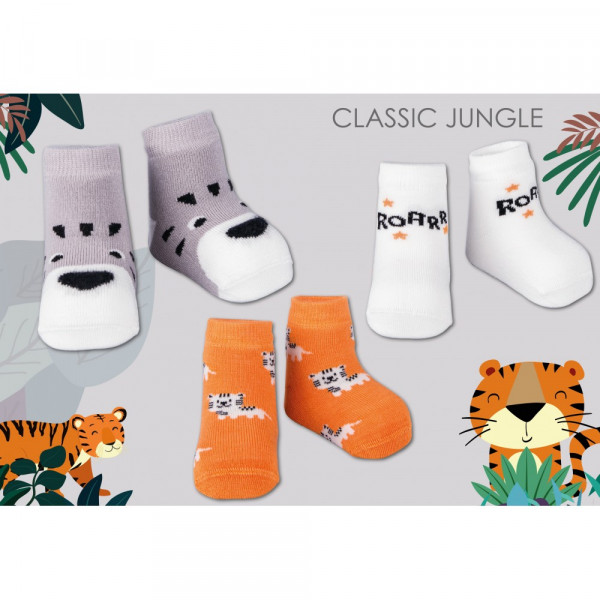 Le Babbuu Παιδικά Καλτσάκια Classic Jungle 18-24M SCM01303AS