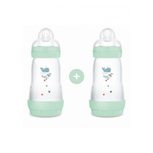 MAM Σετ 2 Μπιμπερό Easy Start™ Anti-Colic 260ml Τιρκουάζ 355SBc