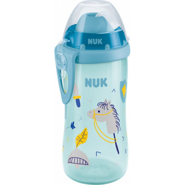 Nuk Παγουράκι Flexi Cup με Καλαμάκι 12+ Blue 300ml 255.410