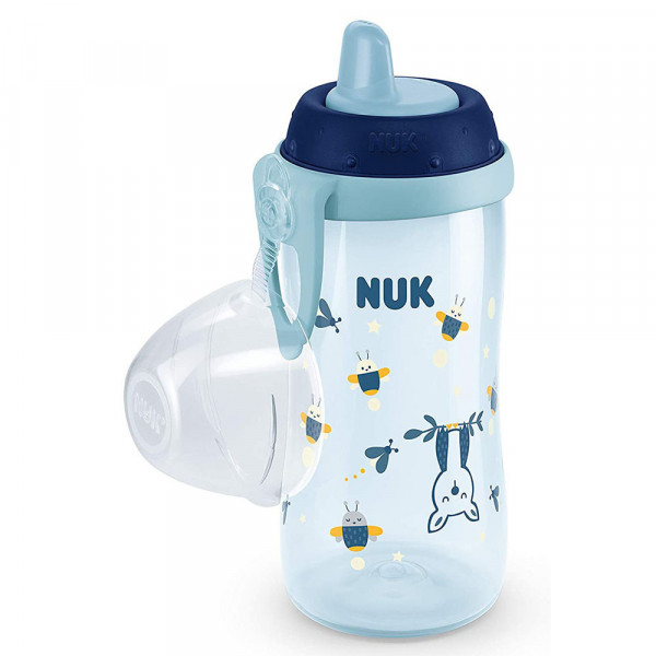 Nuk First Choice Kiddy Cup Night Παγουράκι με Ρύγχος 12+m Μπλε 300ml 255.541