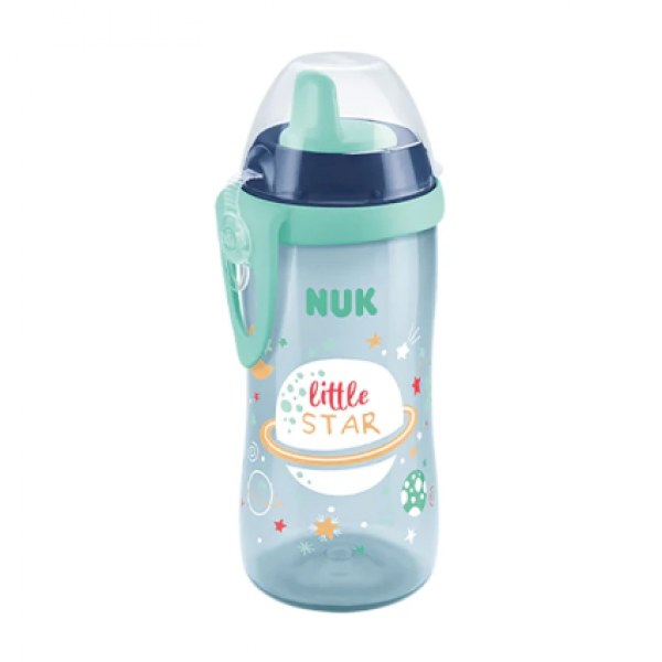 Nuk First Choice Kiddy Cup Night Παγούρι με Ρύγχος 12+m Μπλε Little Star 300ml 255.541star