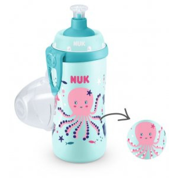 Nuk Junior Cup 300ml Παγουράκι που Αλλάζει Χρώμα Χταπόδι 255.576