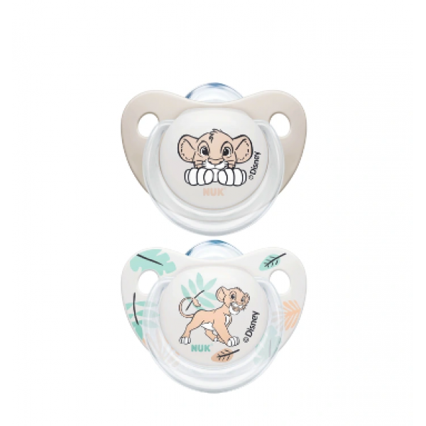 Nuk Πιπίλα Σιλικόνης Disney Baby Lion King 0-6m 2τμχ 730.750lion