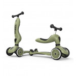 Scoot & Ride Πατίνι με κάθισμα 3 in1 Highwaykick 1 Olive 00001