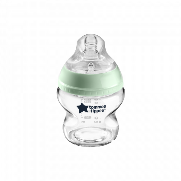 Tommee Tippee Γυάλινο Μπιμπερό Closer to nature μικρής ροής 150ml 0m+ 42243790