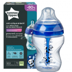 Tommee Tippee Μπιμπερό Advanced Anti-Colic μικρής ροής 260ml με μπλε σχέδιο πάντα  0m+ 42257585