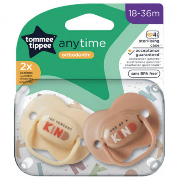 Tommee Tippee Πιπίλα σιλικόνης Any Time 18-36 μηνών 43348694krem