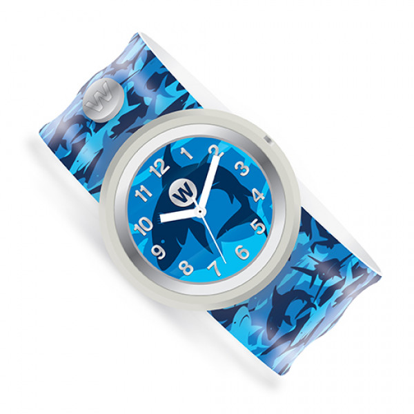 Watchitude Ρολόι χειρός τύπου σλαπ Sharks Camo WTD-085