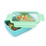  Melii Φαγητοδοχείο Bento 3 θέσεων 1250ml - Lime-Mint-Blue MEL21950