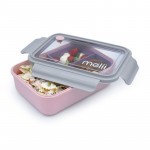 Melii Φαγητοδοχείο Bento 3 θέσεων 1250ml Pink-Purple MEL21900