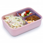 Melii Φαγητοδοχείο Bento 3 θέσεων 1250ml Pink-Purple MEL21900