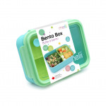  Melii Φαγητοδοχείο Bento 3 θέσεων 1250ml - Lime-Mint-Blue MEL21950