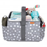 Dreambaby Τσαντάκι-Καλάθι Καλλυντικών Μωρού Stars Grey BR77340