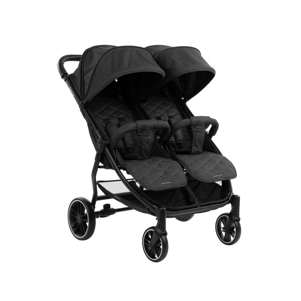 Kikka Boo Twin stroller Happy 2 Black 2023 31001040012