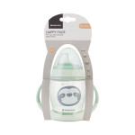 Kikka Boo PP Κύπελλο Με Στόμιο Σιλικόνης  200ml Happy Face Mint 31302030071