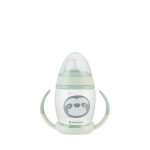 Kikka Boo PP Κύπελλο Με Στόμιο Σιλικόνης  200ml Happy Face Mint 31302030071