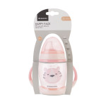 Kikka Boo PP Κύπελλο Με Στόμιο Σιλικόνης 200ml Happy Face Pink 31302030070