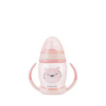 Kikka Boo PP Κύπελλο Με Στόμιο Σιλικόνης 200ml Happy Face Pink 31302030070