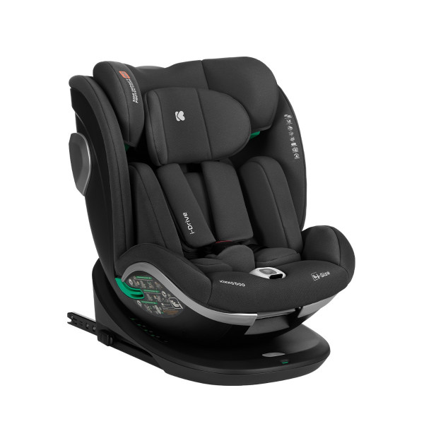 Kikka Boo Κάθισμα αυτοκινήτου 40 έως 150 cm i-Drive i-SIZE Black 31002100019