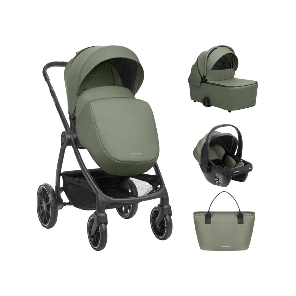 Kikka Boo Καρότσι 3 in 1 Modena Army Green 31001010226