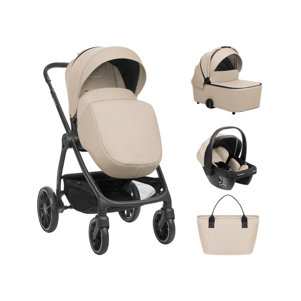 Kikka Boo Καρότσι 3 in 1 Modena Beige 31001010225