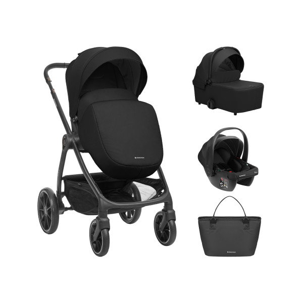 Kikka Boo Καρότσι 3 in 1 Modena Black 31001010259