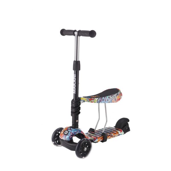 Kikka Boo Scooter 3 in 1 Ride & Skate Scretch - 31006010020