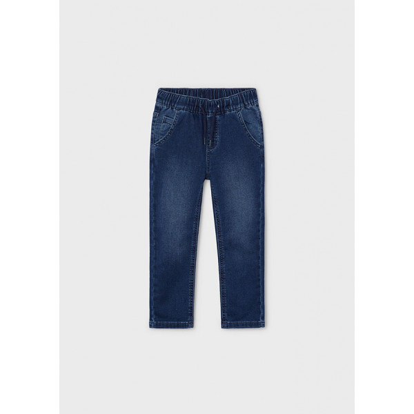 Mayoral Παντελονι soft denim τζογκερ τζιν σκουρ 14-04531-010 4531