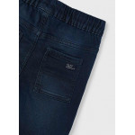 Mayoral Παντελονι soft denim τζογκερ μαυρο μπλε 14-04531-012 4531