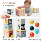 Taf Toys Παιχνίδι στοίβαξης North Pole Ball Drop Stacker T-12735