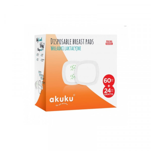 Disposable bra pads, Akuku (White)60+24