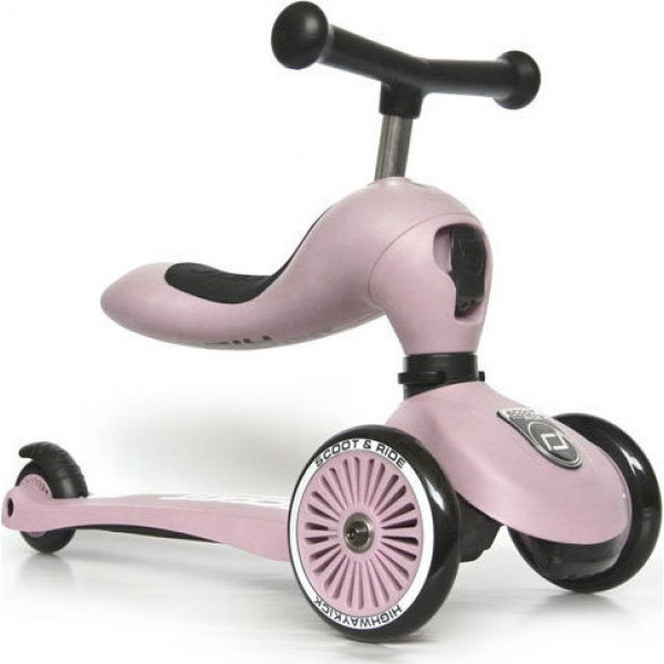 Scoot & Ride Ποδήλατο Ισορροπίας και Πατίνι 2 σε 1 Highwaykick 1 Rose 96270