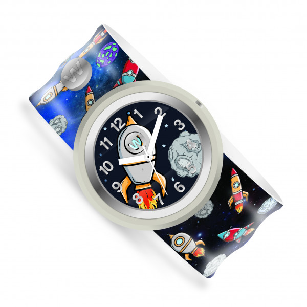 Watchitude Ρολόι χειρός τύπου σλαπ Space Rockets WTD-598